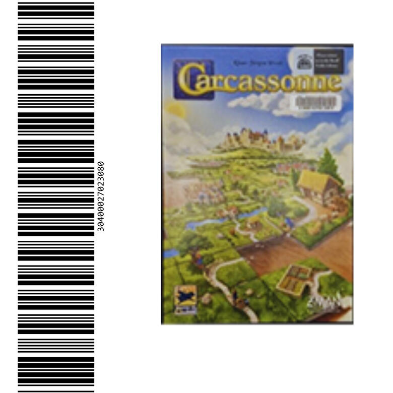 Carcassonne Game Wooden Display Shelf