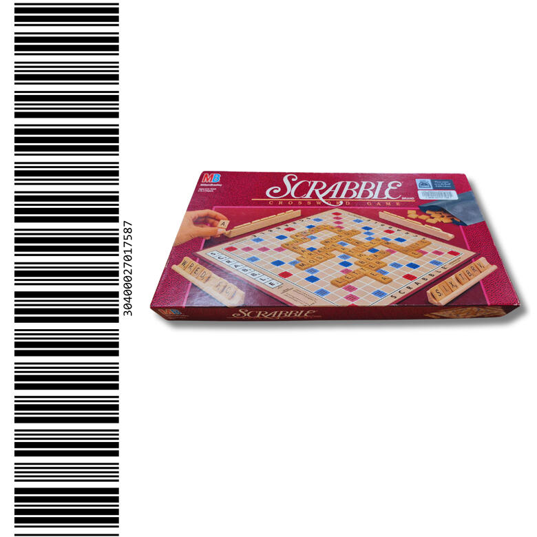 Scrabble Wooden Display Shelf/Drawer