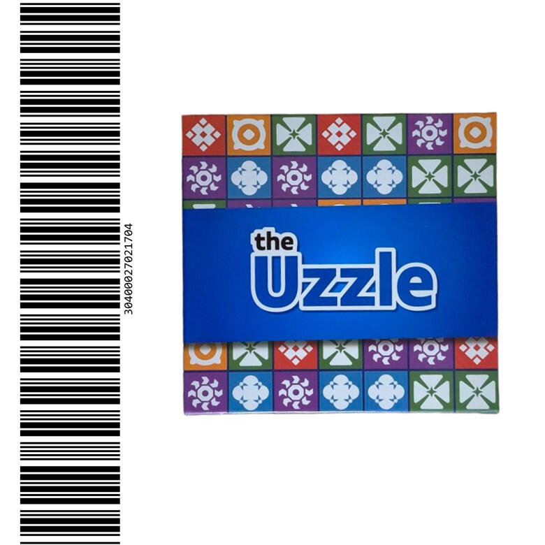 Uzzle Board Game Wooden Display Shelf/Drawer