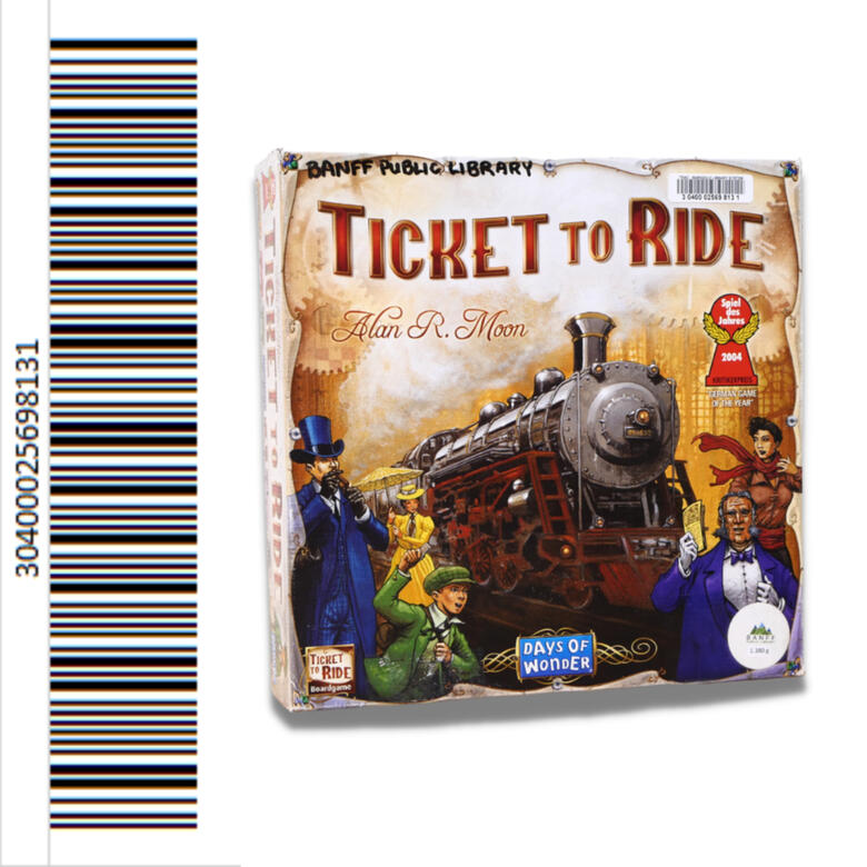 Ticket to Ride Game Wooden Display Shelf/Drawer
