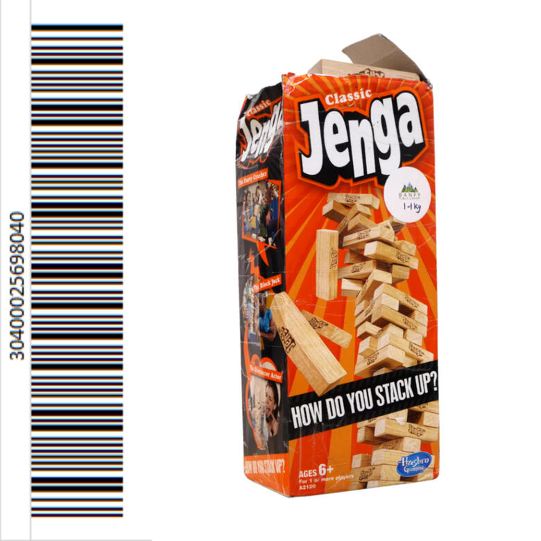 Jenga Wooden Display Shelf/Drawer