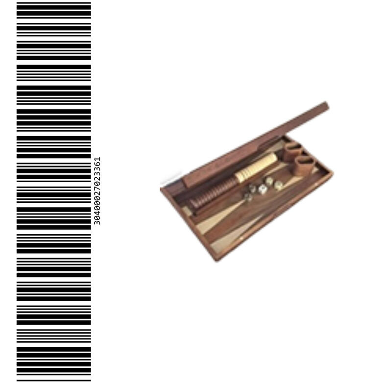 Backgammon Game Wooden Display Shelf