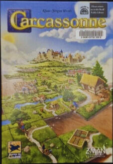 Carcassonne Game Wooden Display Shelf