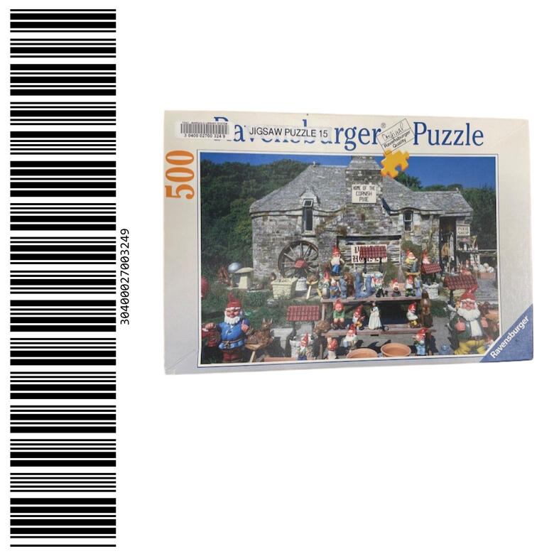 Jigsaw Puzzle 15 Wooden Display Shelf/Drawer